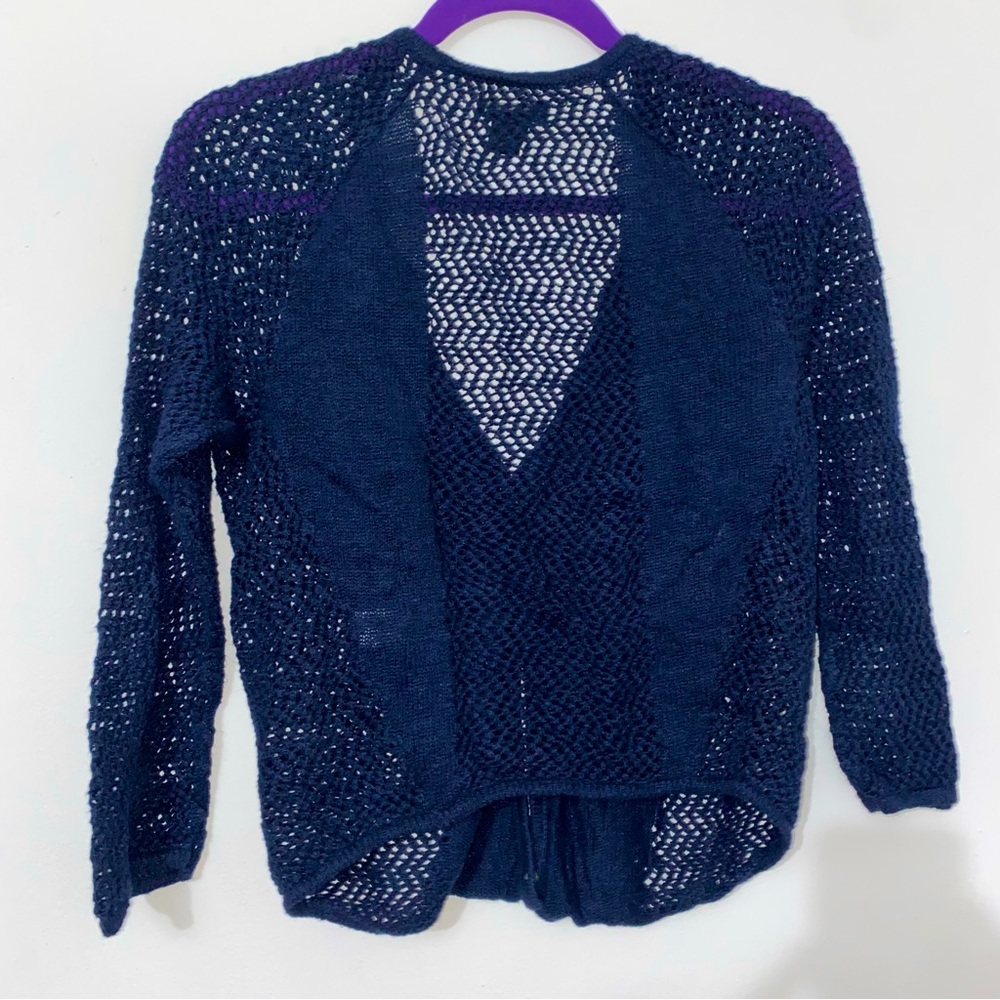 Lucky Brand Navy Blue Size M Cardigan